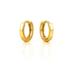 Hypoallergenic Small Hoop Earrings – 14K Gold , Rose & White Gold Plated