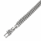 Rhodium Plated AAA CZ Statement Bracelet – Hypoallergenic Non-Tarnish Wedding Jewelry
