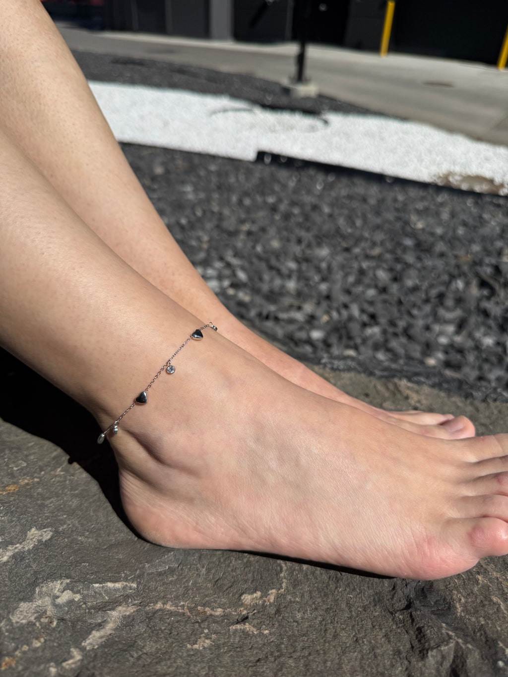 Stainless Steel Anklet | Adjustable 23+5 cm | Gold & Silver
