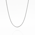 Snake Chain Necklace Gold Plated / Rhodium 3mm 45–55cm