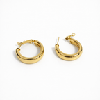 Hoop Earrings | Gold Plated Hoops 2.5 cm