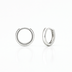 Hypoallergenic Small Hoop Earrings – 14K Gold , Rose & White Gold Plated