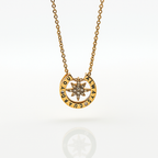 Rose Gold Plated Star Pendant Necklace – Hypoallergenic CZ Necklace 40+5 cm / 15.7”+2”