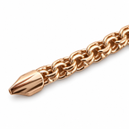 Bismarck Chain Bracelet – Rose Gold Plated Copper, 4mm, 6mm & 8mm