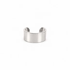 Wide Stainless Steel Ear Cuff – Non-Tarnish, Hypoallergenic, No Piercing, Gold or Silver
