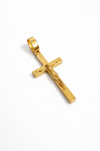 Rose Gold Plated Pendant Charm – Hypoallergenic Statement Pendant 5.5 × 2.3 cm / 2.17 × 0.91”