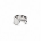 Wide Stainless Steel Ear Cuff – Non-Tarnish, Hypoallergenic, No Piercing, Gold or Silver
