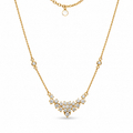 CZ Statement Pendant Necklace – Gold Plated or Sterling Silver, Hypoallergenic, Non-Tarnish