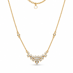 CZ Statement Pendant Necklace – Gold Plated or Sterling Silver, Hypoallergenic, Non-Tarnish