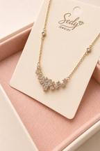 CZ Statement Pendant Necklace – Gold Plated or Sterling Silver, Hypoallergenic, Non-Tarnish