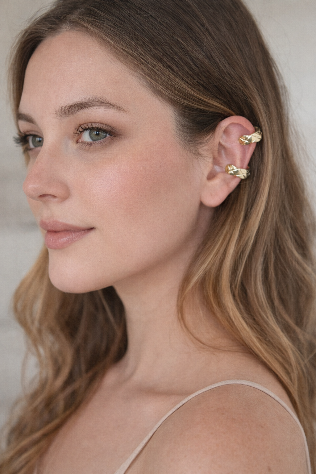 Clip-On Ear Cuff Earrings – Gold Plated or Silver Cartilage Cuff